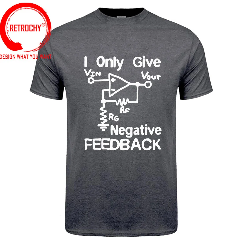 Electrical Engineer T Shirt Mechanical engineering technician Circuit Diagram I Give Negative Feedback Computer Engineer T-Shirt