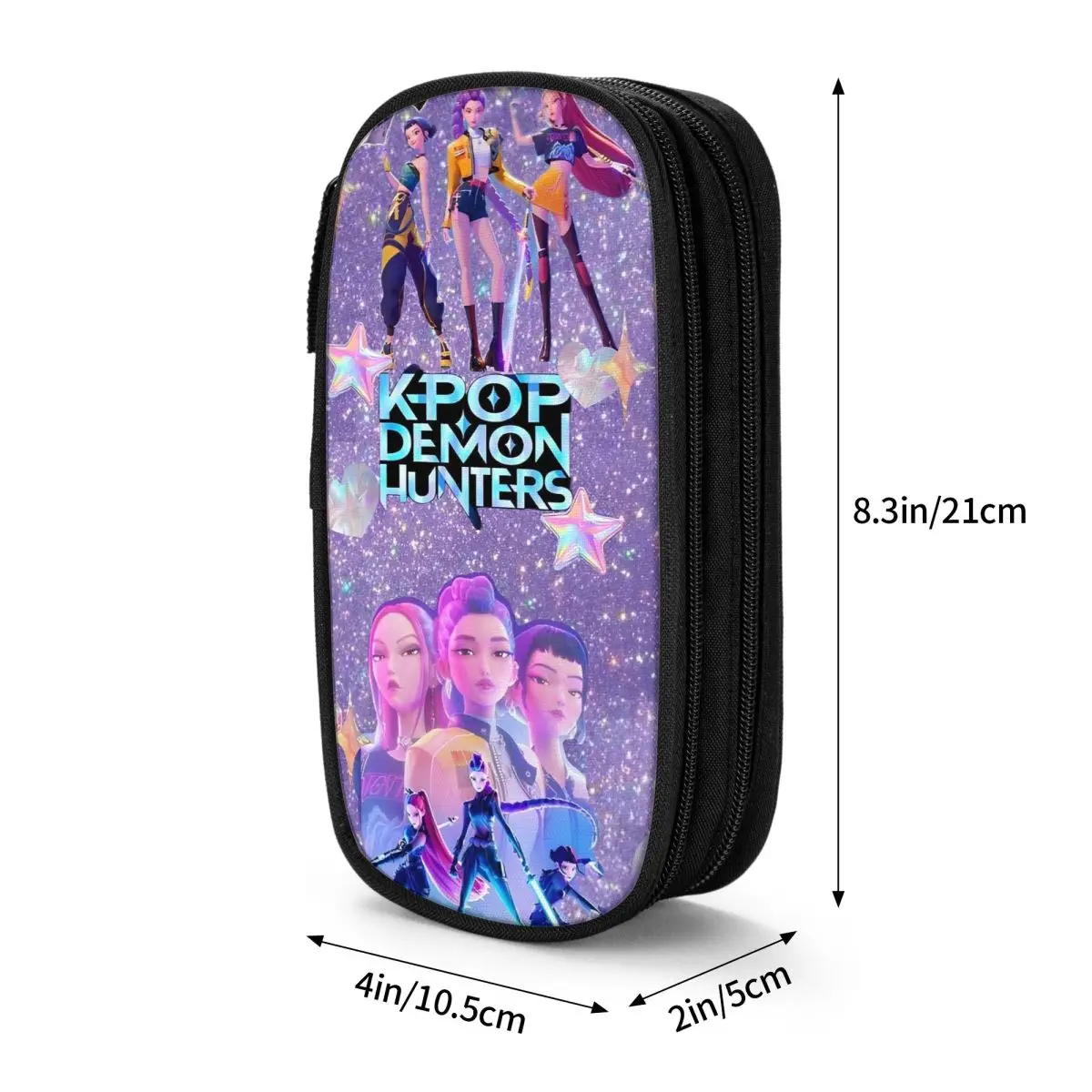 هنتركس زوي رومي ميرا مقلمة KPop شيطان الصيادين pencelcases صندوق القلم لحقيبة الطلاب الطلاب الهدايا المدرسية القرطاسية