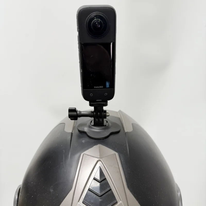Verstellbare Motorradhelmhalterung für Insta360 X5 X6 GoPro 13 12 11 10 DJI Action 5 6, Klebehalterung für Oberflächen, Action-Kamera-Basis – Detail 6