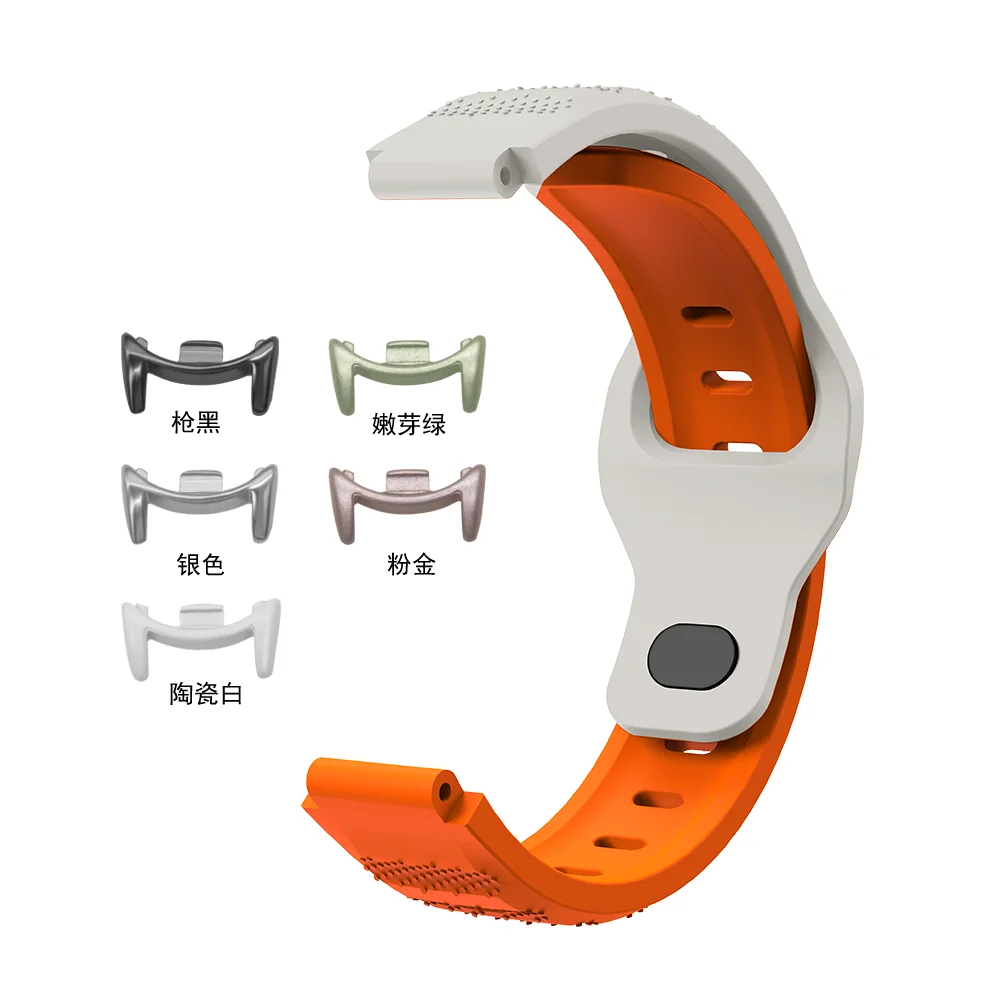 

Quick Release Sport Strap Xiaomi Mi Band 8 9 10/ 9 10 Ceramic Edition Rice Grain Style Sweat-proof Silicone Smartwatch Loop Band