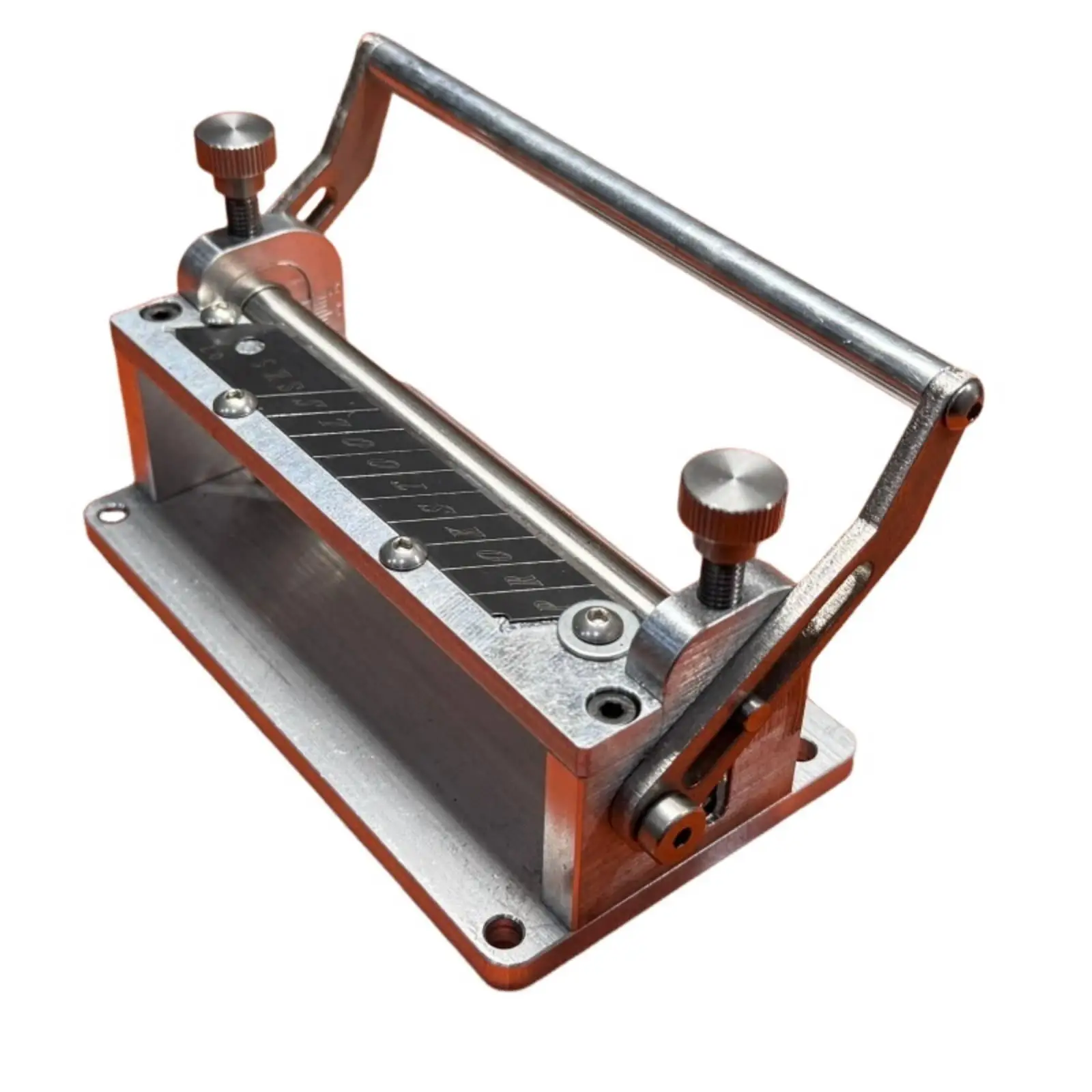 Manual Leather Skiver Hand Crank Strap Skiving Tool Metal Frame for Workshop