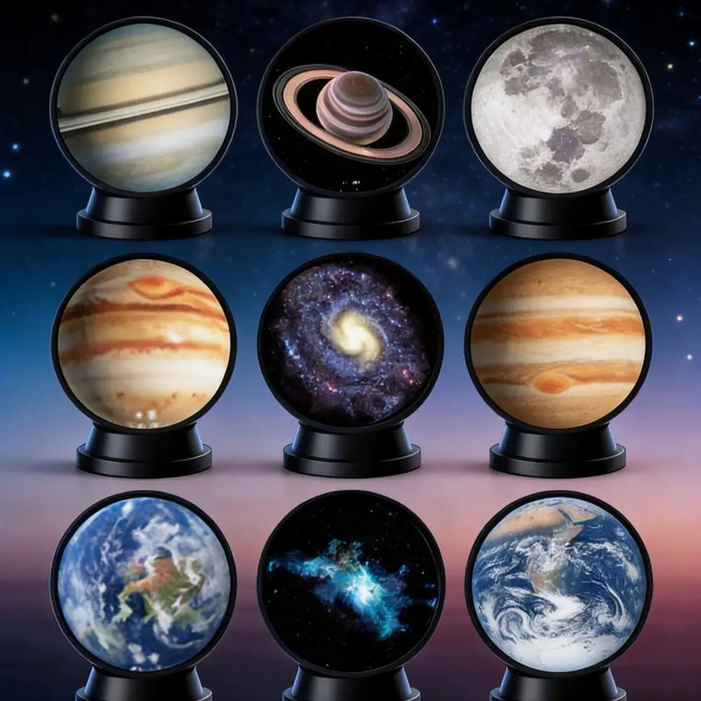 LED Starry Night Light Projector Galaxy Atmosphere Lamp USB Desktop Lighting For Bedroom Children Room Decor Gifts