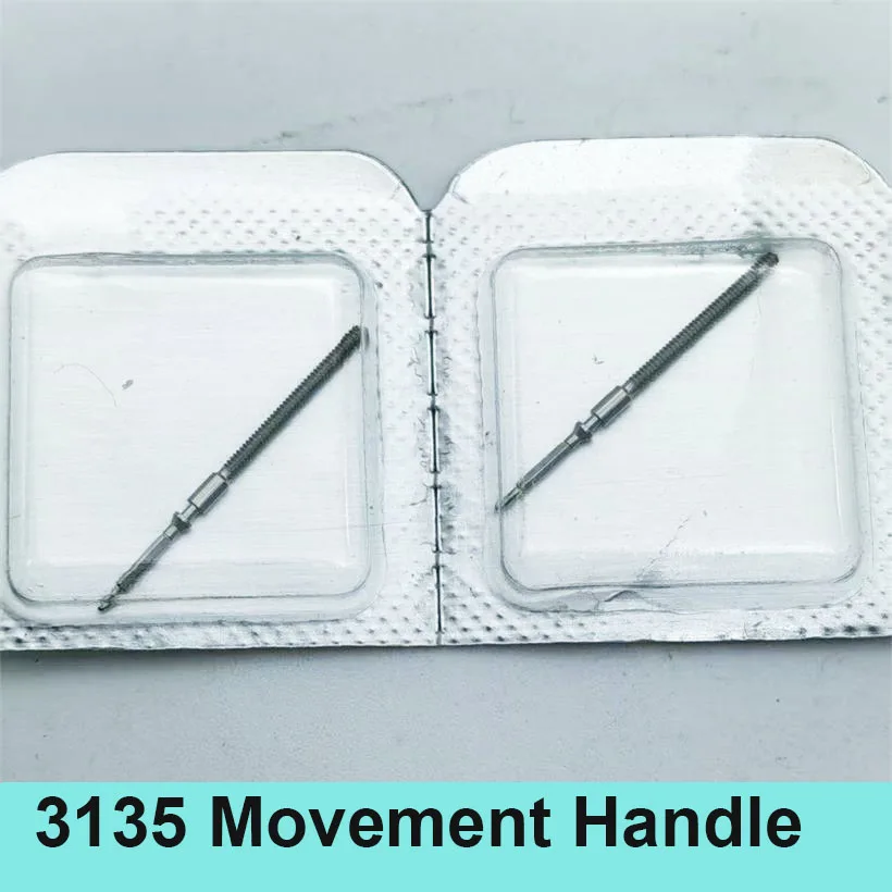 ملحقات الساعة مناسبة لمقبض الحركة الميكانيكية الأصلي 3135 3135 حركة ضبط أجزاء إصلاح مقبض الوقت #1