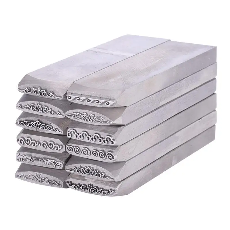 Huiwen Jiyan Jewelry Steel Seal Jewelry Seal Mold Gold and Silver Pattern Carving Tool Jewelry Tools Can be Customized