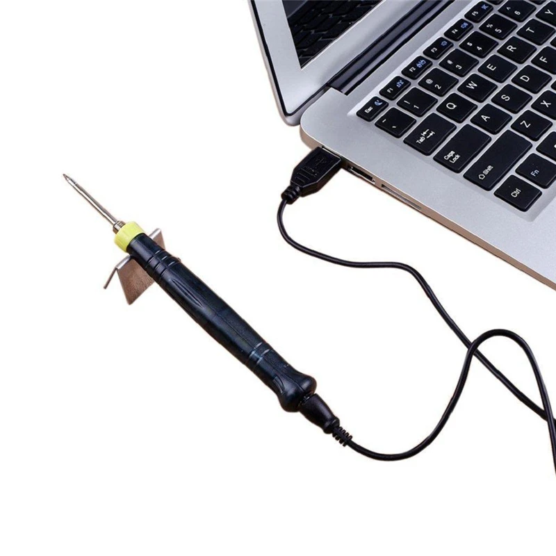 HOT 5V 8W USB Powered Electric Soldering Iron Solder Pen Welding Gun Hand Tools Kit Fast Heating Outdoor welding tools