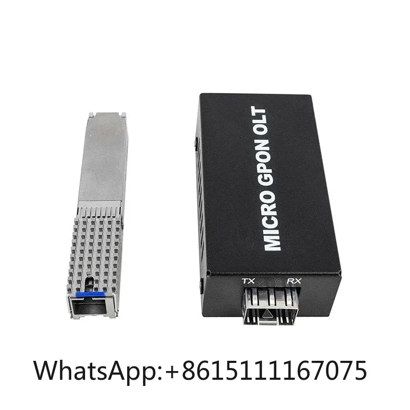 New Single Port Mini GPON OLT Stick 1.25G/2.5G SFP Portable Micro OLT for FTTH FTTx Fiber Optic Network