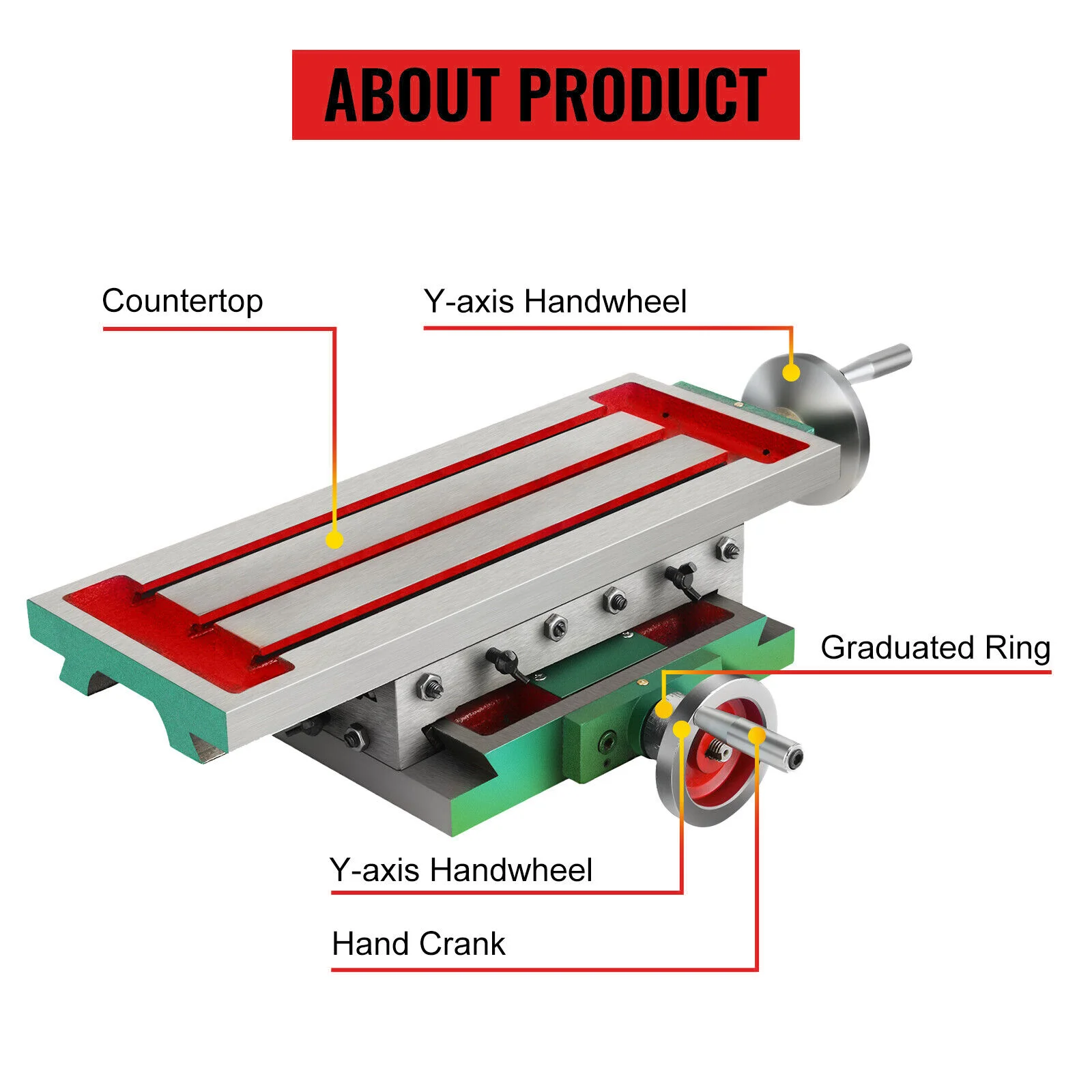 X/Y Axis Cross Table fresatrice Compound 2 assi 4 vie tavolo di lavoro tavolo di Coordinate regolabile per trapano da banco nuovo