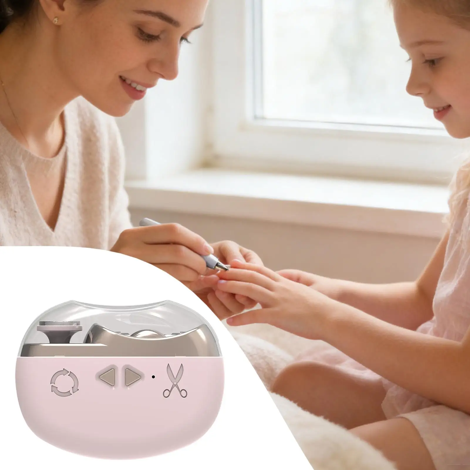 Automatic Rechargeable Nail Clippers Electric Fingernail Trimmer for Seniors Adults Kids Men Women Elderly Toes Home Grooming