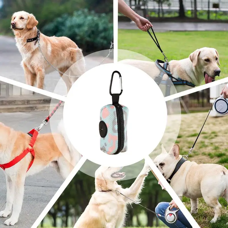 Dog Garbage Bag Dispenser Dog Poop Bag Holder Poop Bag Storage Bag Dog Poop Bag Holders Waste Bag Dispenser for Walking playing