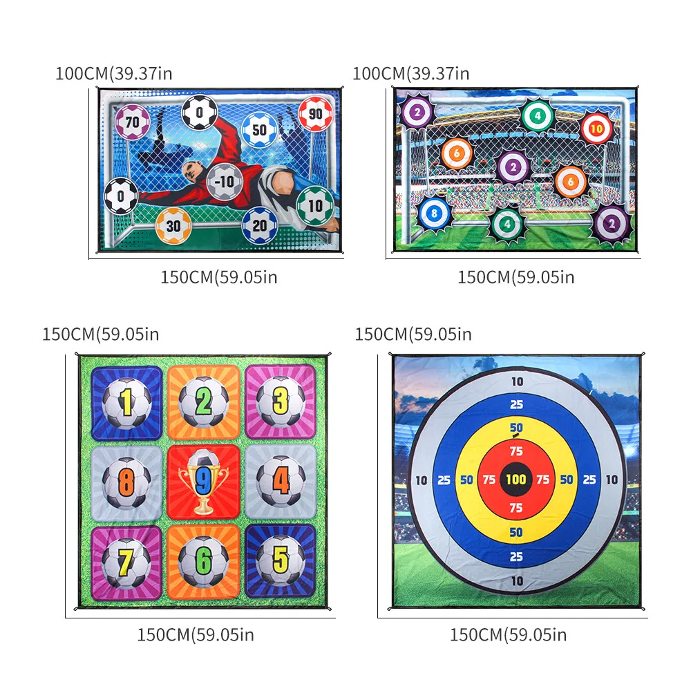 Juego de Fútbol de 150 cm, Alfombra de Juego para Interiores y Exteriores, Juguetes de Fútbol Multijugador, Juegos de Fútbol Competitivos, Entrenamiento de Fútbol para Niños, Regalos para Niños