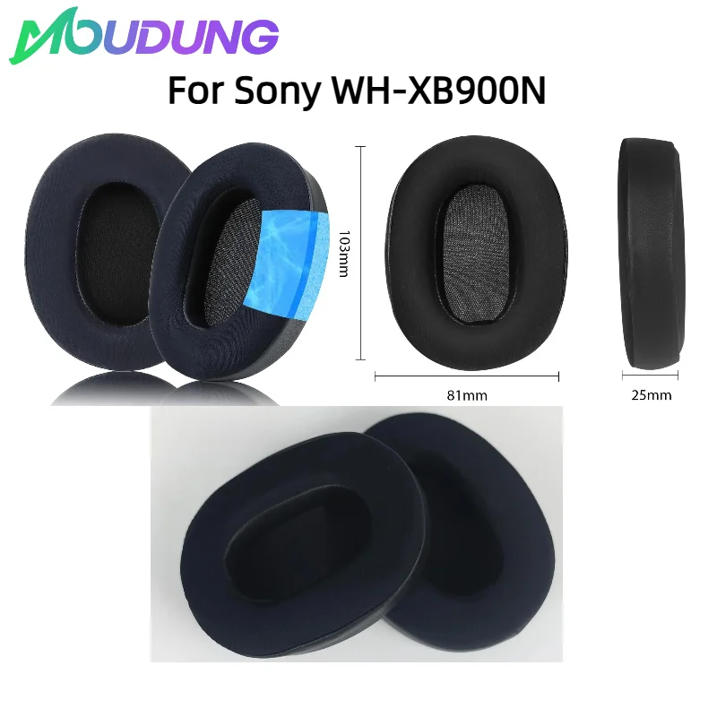 

For Sony WH-XB900N Headset Ultra-soft Cover Replacement Ear pads Cushion Earbuds
