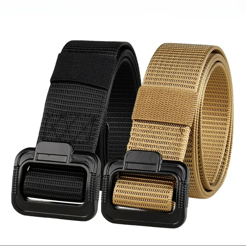 Casual Outdoor Tactical Belt for Men Fashion Versatile Nylon Belt Jeans Accessory Student