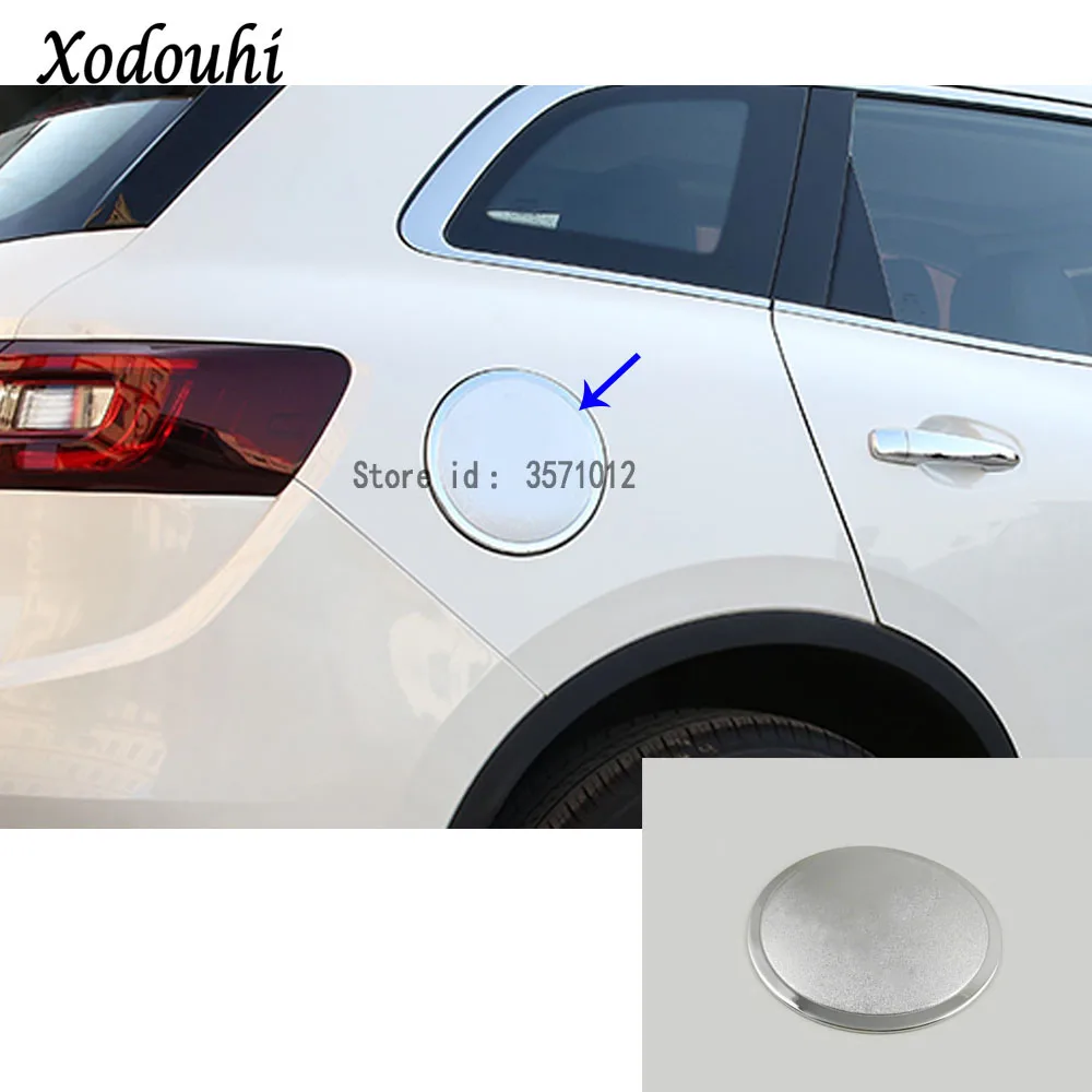 For Renault Koleos 2017 2018 2019 2020 2021 Car Styling Gas/Fuel/Oil Tank Cover Cap Stick ABS Chrome Lamp Frame Trim Part 1Pcs