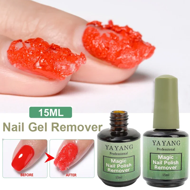 Magic Fast Remover Gel Nail Polish Cleaning Soak Off UV Polish Not Hurting Nail Acrylic Semi Permanent Varnish Remover Degreaser