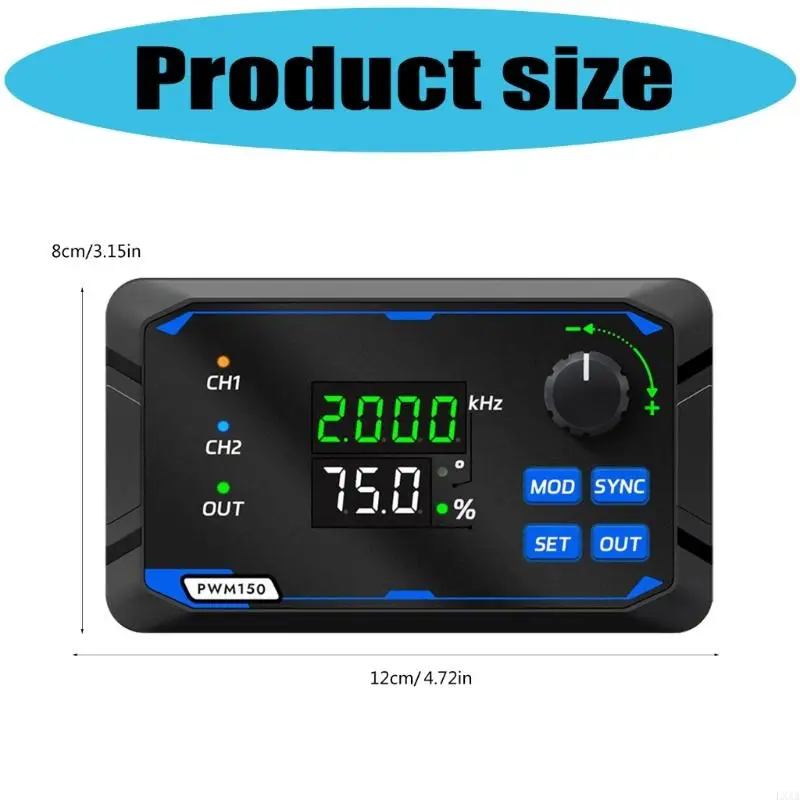LXAA Double Channel قابلة للبرمجة PWM مكون الديناميكي المتغير المتغير 60S المعدات التعليمية الأمنية الزائدة #6
