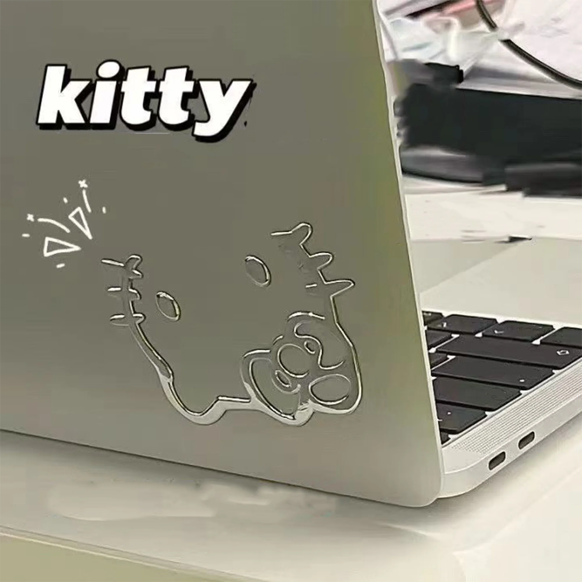 サンリオ ハローキティ 漫画 かわいい PVC ステッカー 漫画デカール 適切な携帯電話 ラップトップ ミラー IPad 誕生日プレゼント