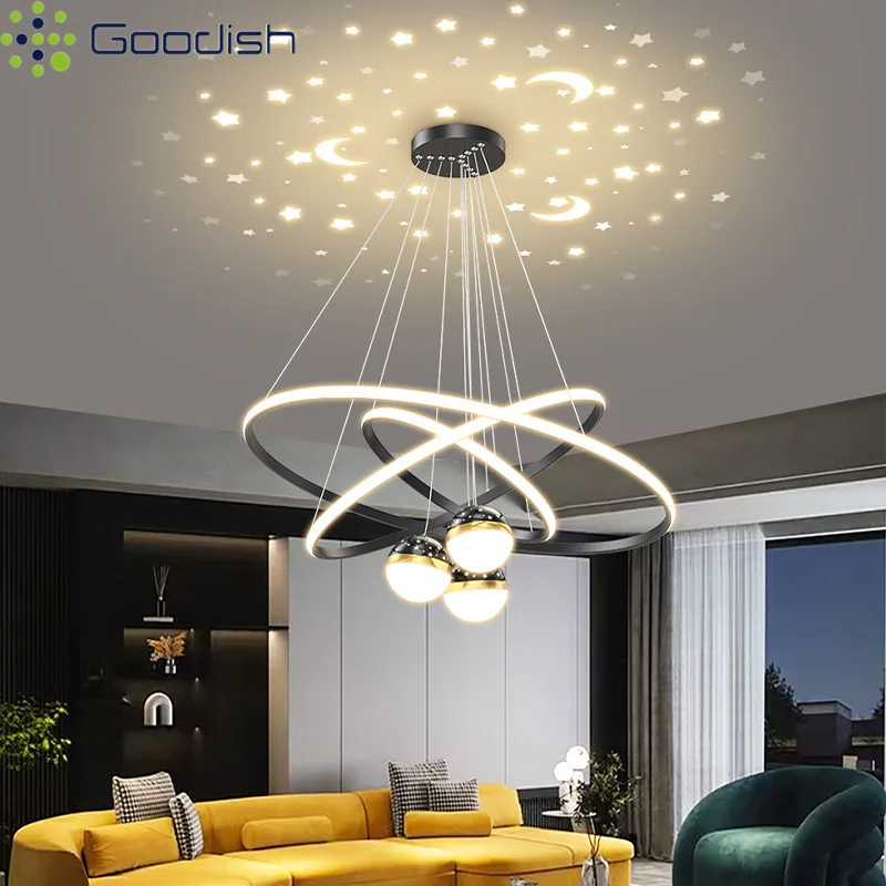 Bauhaus Stylish luxurious Glass Stone Crystal Crown LED Pendant Light Art Indoor Lamp for Living Room Home Decoration Chandelier