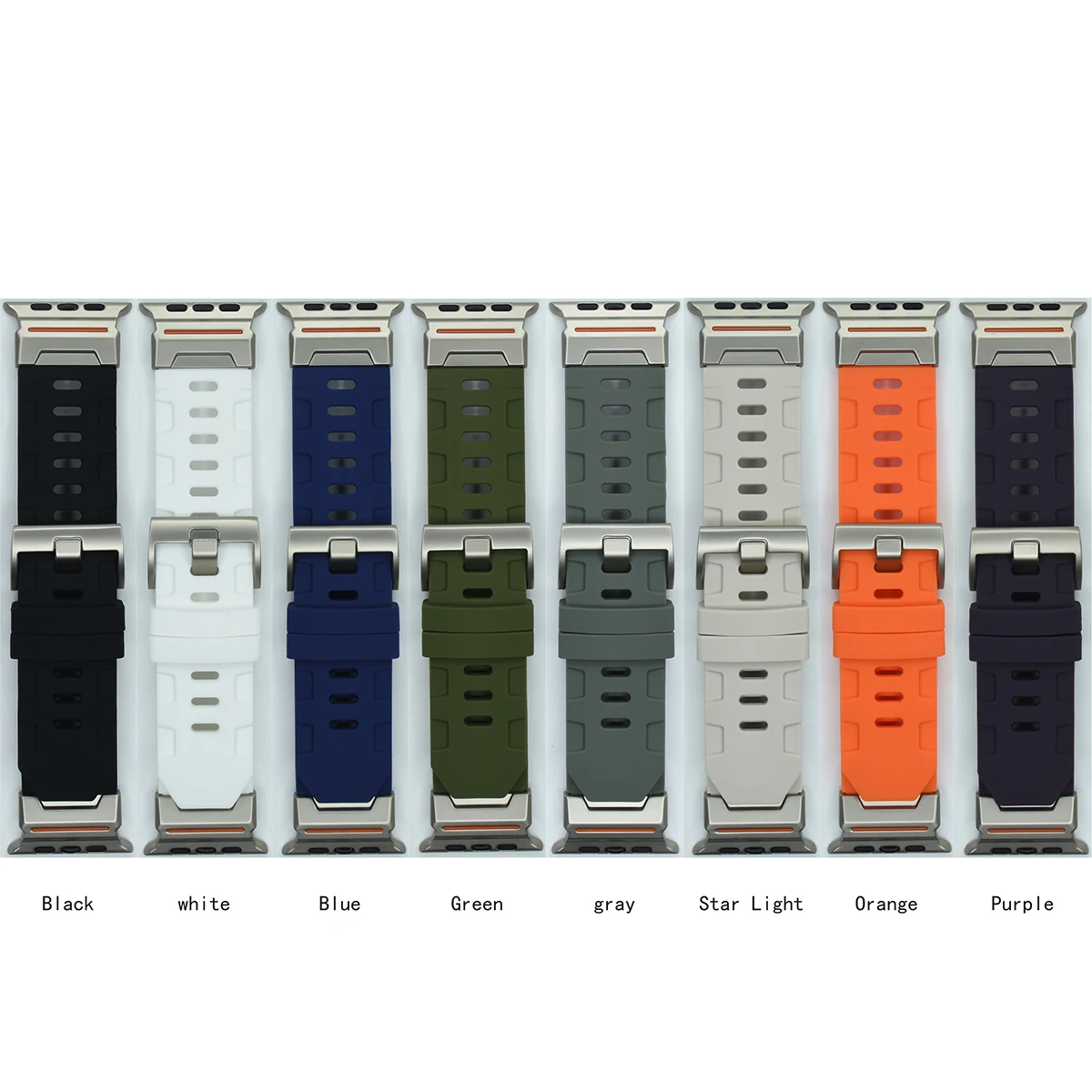 Силиконовый ремешок для Apple Watch Strap Ultra 2 49 мм 45 мм 44 мм 42 мм Soft Sports Correas для apple IWatch Series 9 8 7 6 5 4 Браслет