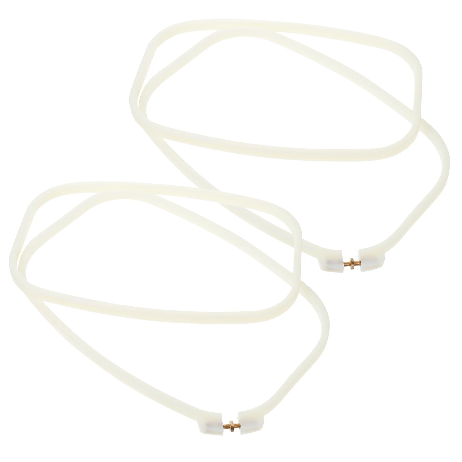 2 قطعة الأطواق التطريز البلاستيكية DIY بها بنفسك عبر الابره خواتم آمنة دائم سهلة ضبط اليدوية الفنية هدية الحرفية الملحقات