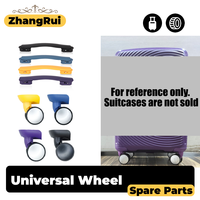 For American Tourister A08 For Benlun F-61 Universal Wheel Trolley Wheels Luggage Accessories Replacement Spare Parts Mute