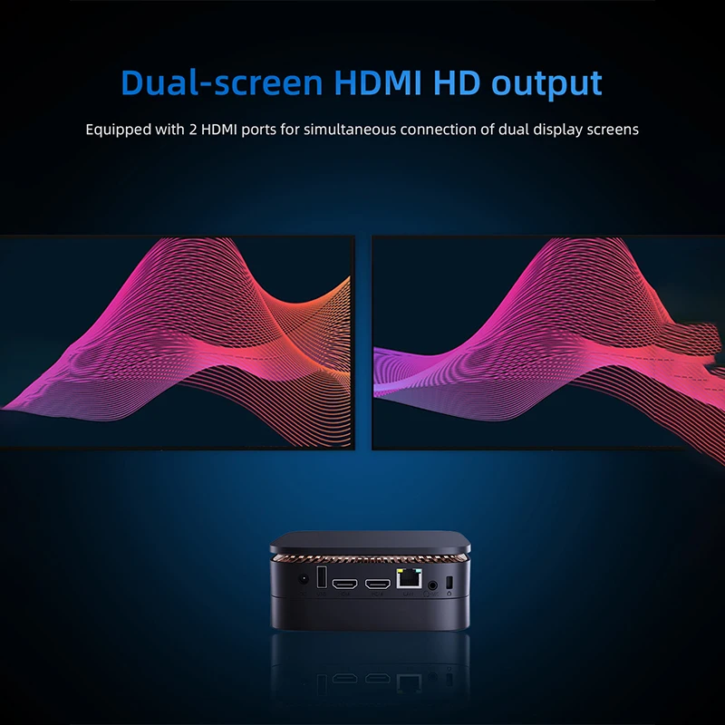 Ficep AK1 Pro Mini Pc Windows 11 Pro Intel Celeron N5105 DDR4 8GB 256GB SSD WIFI Windows 10 Gamer Computer PK GK3 Pro Minipc New