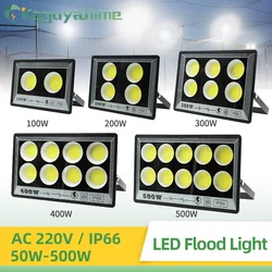 KPS-Reflector LED impermeable para exteriores, lámpara de luz IP65, 300W, 200W, 100W, 50W, 220V