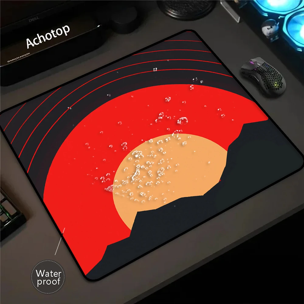 400x450mm Waterproof Mousepad Landscape Mouse Pad Gaming Locking Edge Mouse Mat Game Speed Keyboard Pads Rubber Desk Mat