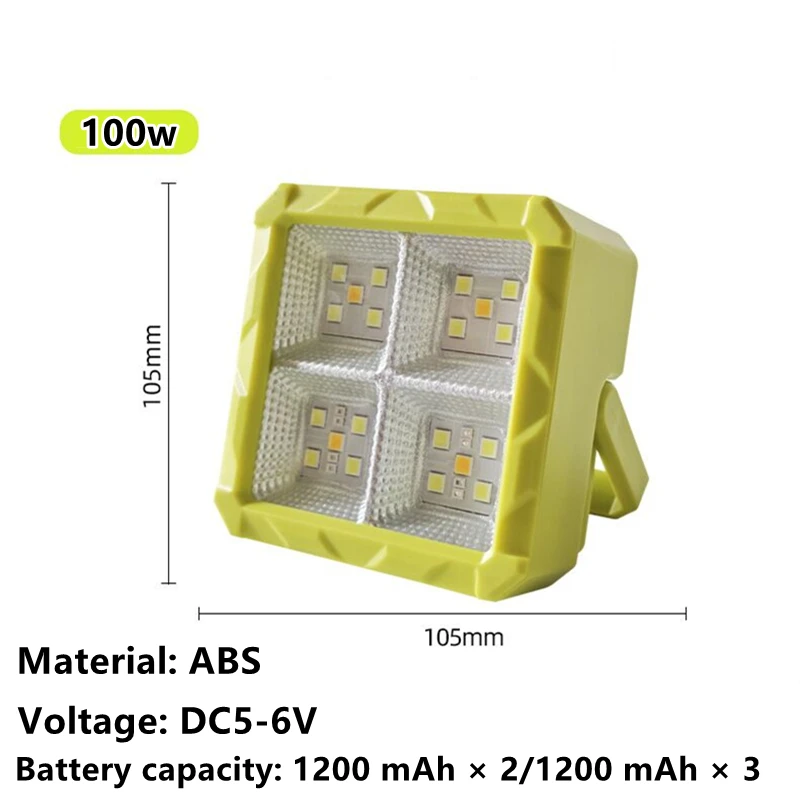 مصباح التخييم في الهواء الطلق فانوس التخييم الشمسية القابلة لإعادة الشحن LED مصباح الخيمة مع المغناطيس قوية قوة البنك مصباح الطوارئ 3600mAh