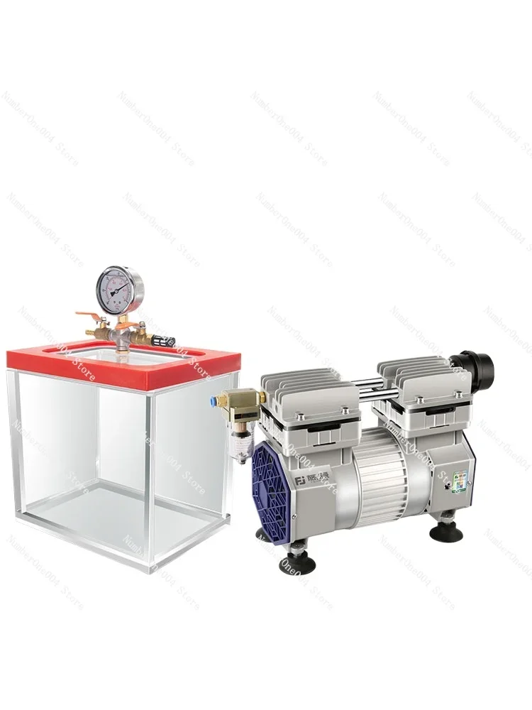 

Transparent Acrylic Organic Glass Vacuum Sealed Drying Box Vacuum Kettle Glue Resin Suction Defoaming Bucket