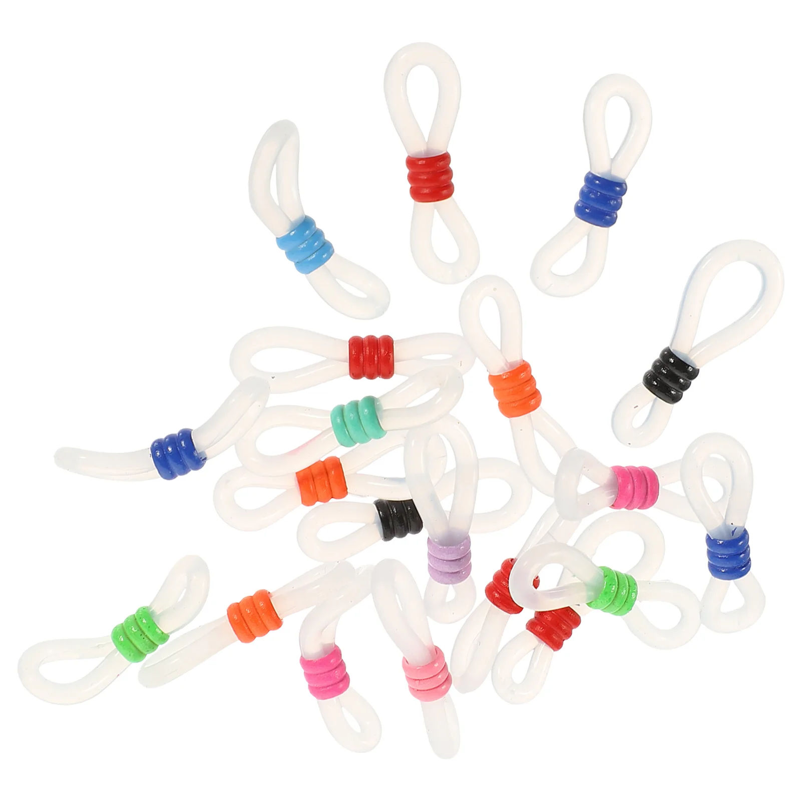 

60Pcs Glasses Chain Ends Adjustable Anti-Lost Connector for Eyeglass Holder Strap Sunglasses Retainer Accessories