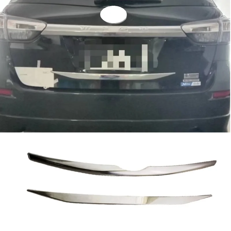 Front and rear bumper decorative chrome strips For Toyota wish 2016-2021