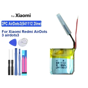 Yüksek kapasiteli pil 541112 45mAh pil taşınabilir Xiaomi Redmi AirDots 3 Bataryada ilk 10 satış, 541112-no. 7