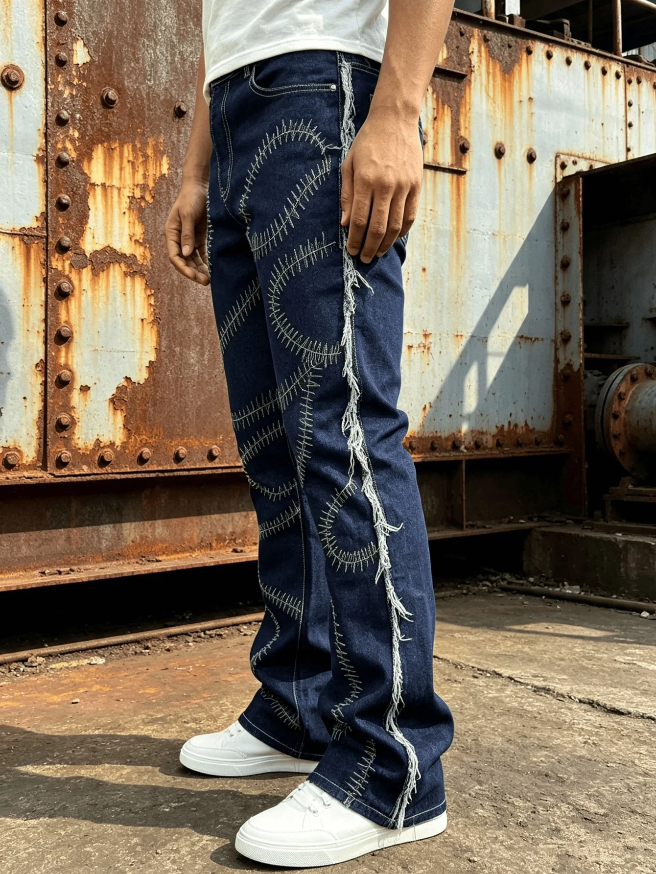 Trendy denim trousers for all, trendy street style, Halloween limited edition, Black Friday limited edition