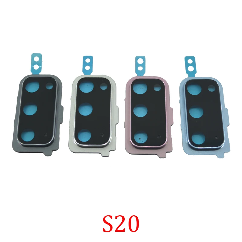 

Стеклянный объектив для камеры в стиле поп для мобильного телефона Samsung Galaxy S20 5G S20, новый объектив задней камеры, металлическая крышка, запасная часть