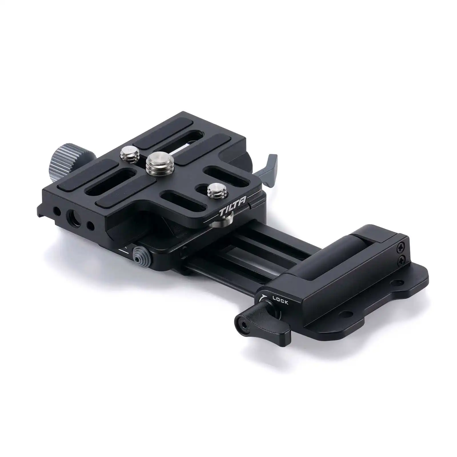 TILTA 100W Mini PD V-Mount Batterijplaat Zwart met Verstelbare ARCA-ontvanger USB-C P-Tap en 2-Pin TA-BTP4-V-B