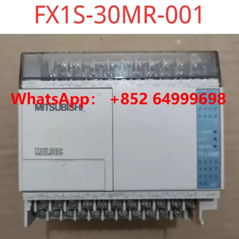 Second-hand test OK PLC module FX1S-30MR-001 spot disaster