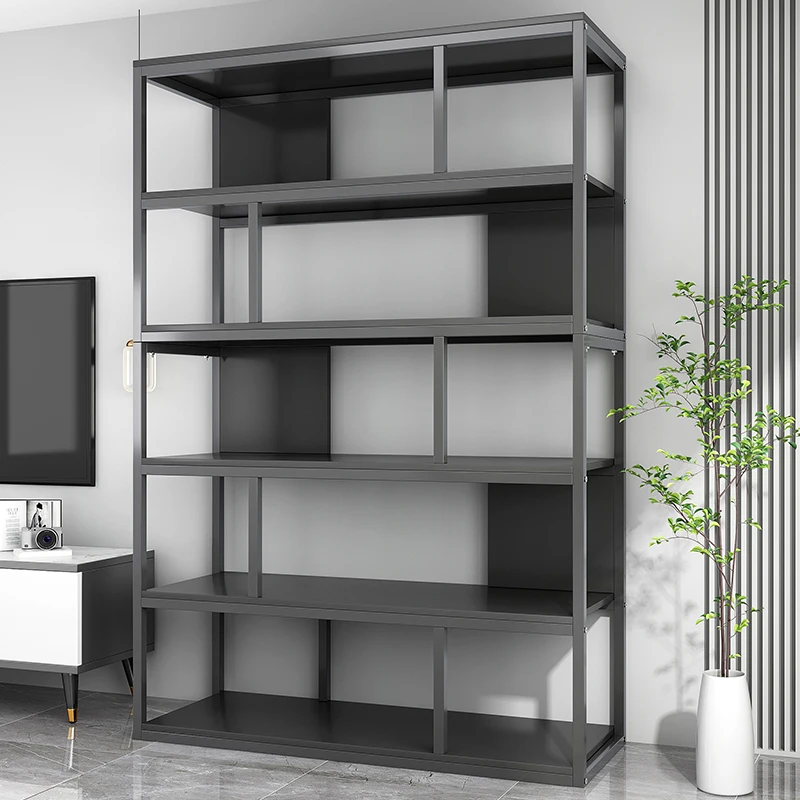 Bookshelves, shelves, floor-to-ceiling, multi-storey storage, living room, multi-storey display cabinets, simple bookcases