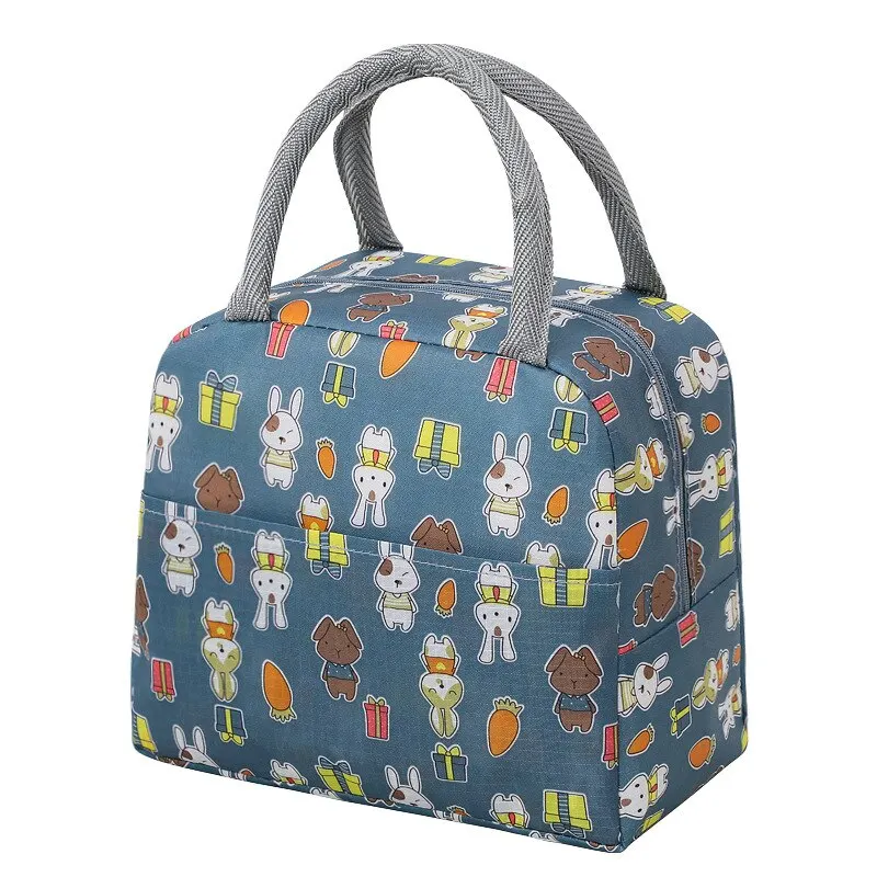 Cartoon Lunch Bag tragbare isolierte thermische Wärme Kinder Bento Bag Picknick Tote Kind Schule Lunch Box Taschen Kühler Eis Pack neu