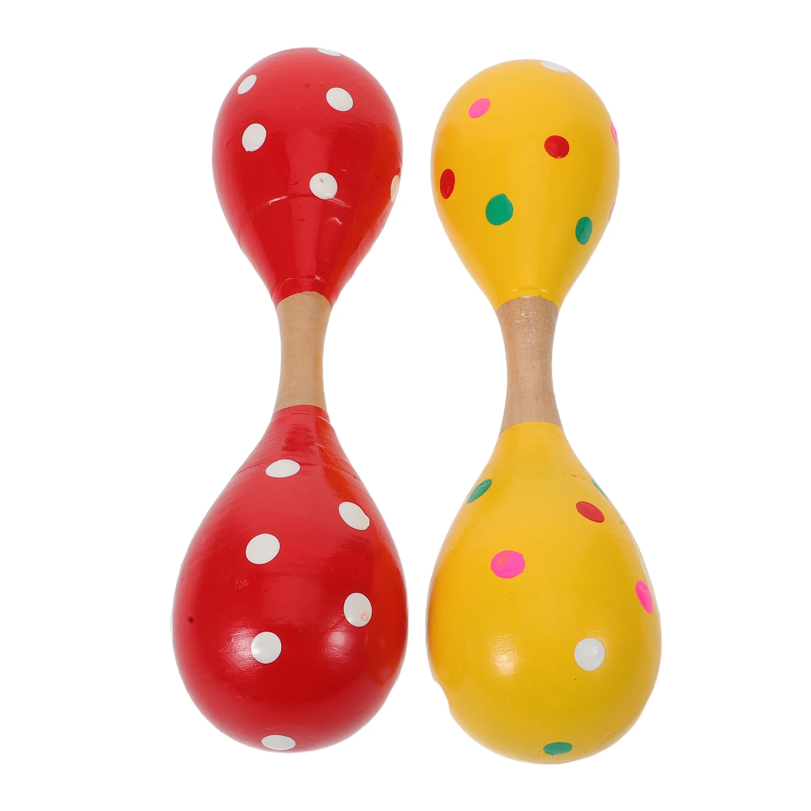 

2pcs Wooden Maracas for Baby Toddler Early Childhood Music Shaker Instruments Kids Handheld Percussion Sand Hammer Toys Dual