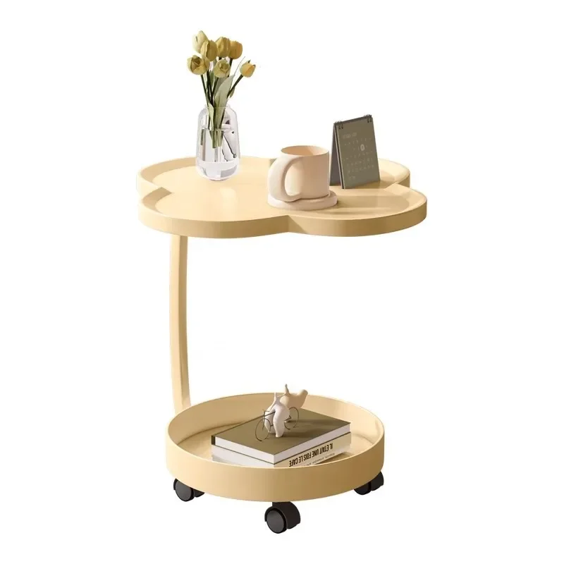 Side few Double sofa side cabinet Table mobile shelf Small coffee table