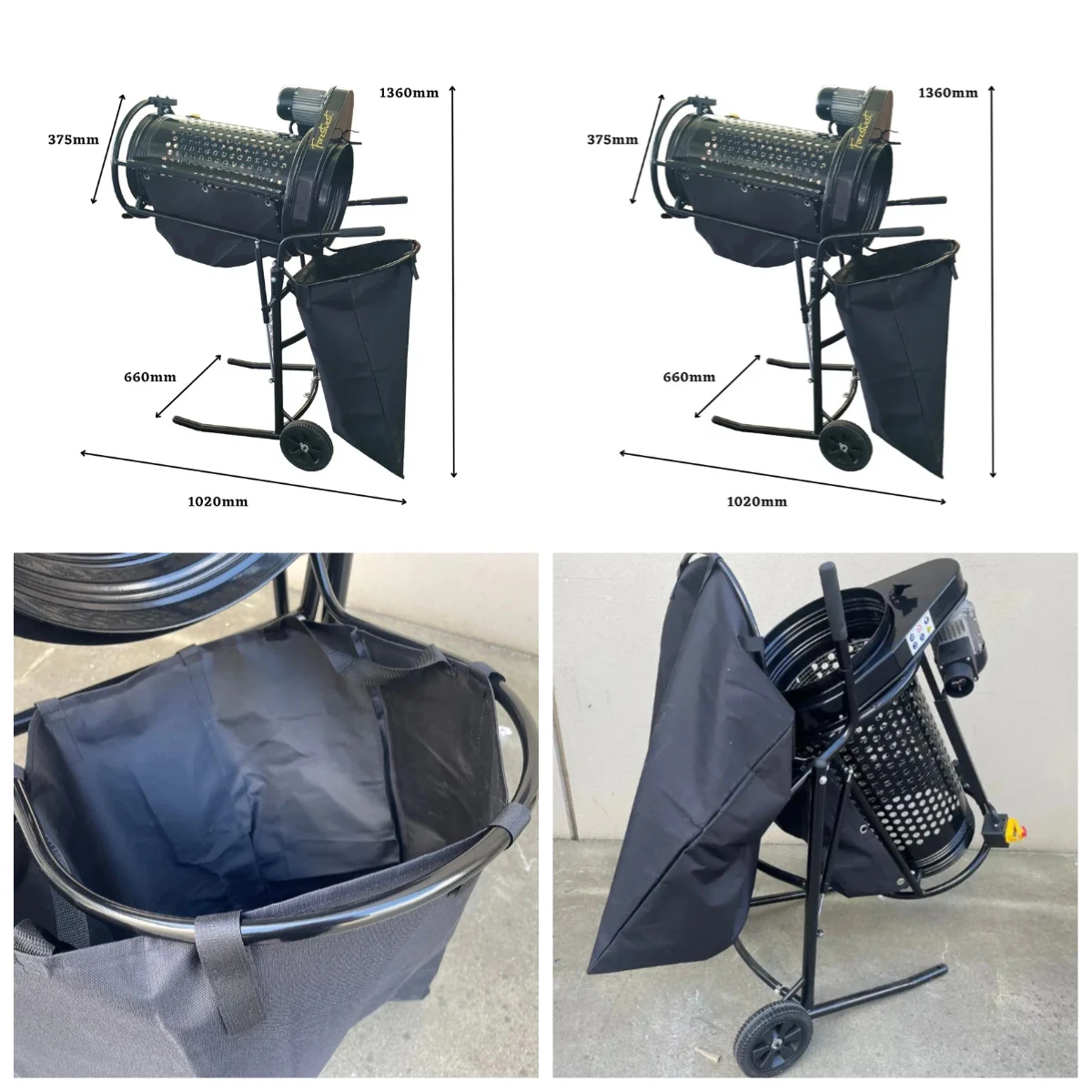 

Gold Seller Electric Rotary Soil Sieve Rotary Soil Sifter Sieve Rotary Garden Soil Sieve BM690