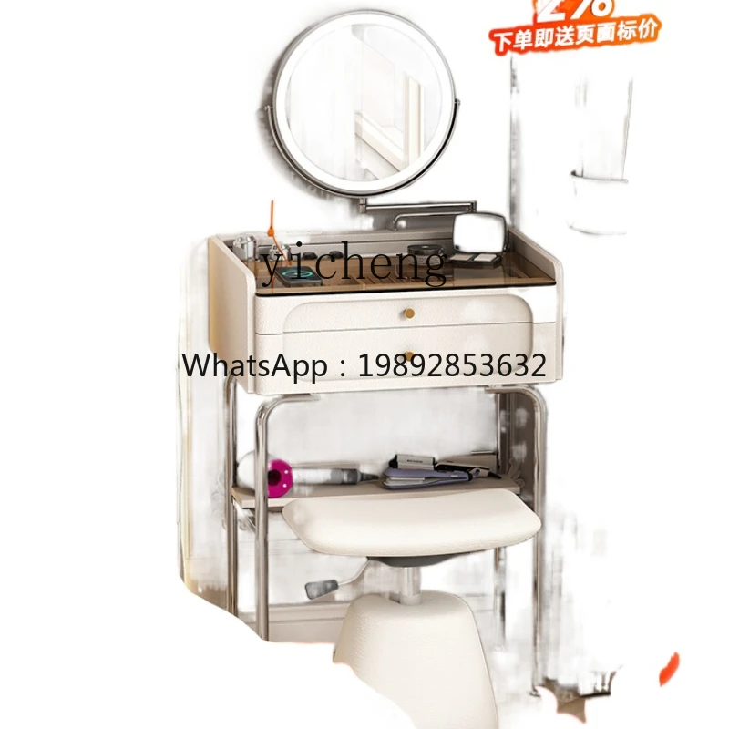 ZZXL Dresser Ultra Narrow Dresser 40cm Mini Makeup Table 70cm Long