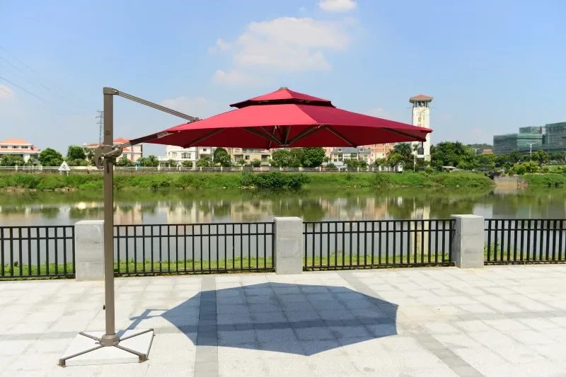 Heavy Duty Large Outdoor Umbrella Garden Parasol Patio Umbrellas