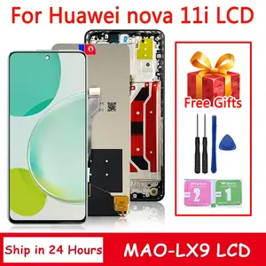 Bilashmart 6.8'' Display Huawei nova 11i nova11i LCD MAO LX9N Display Touch Screen Digitizer Huawei Nova 11i Nova11i MAO LX9 LCD