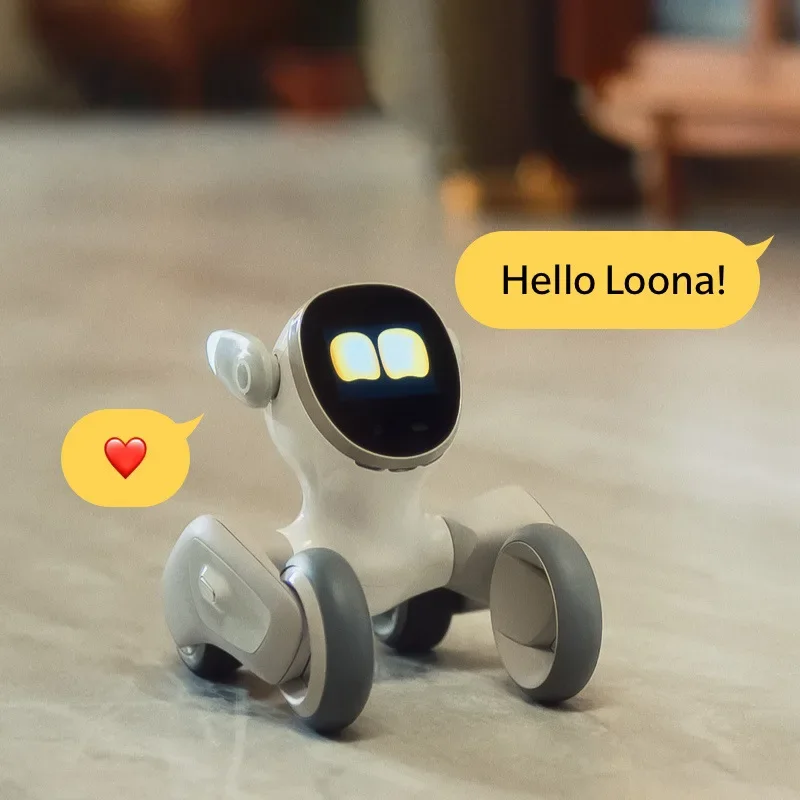 Intelligent Robot Dog Loona Luna Emotional Interaction Virtual Pets Ai Puzzle Electronic Accompany Pet Desktop Robot Companion