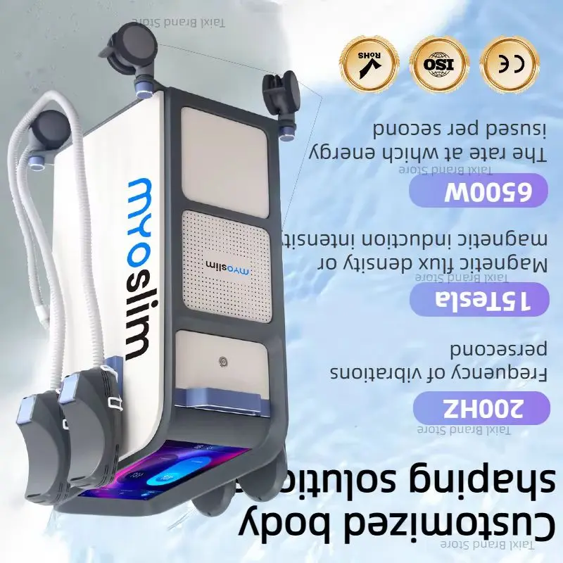 

MYOslim New Vertical Type HI-EMT RF Muscle Stimulator NEO Slimming Machine Body Vibration Machine For Weight Loss