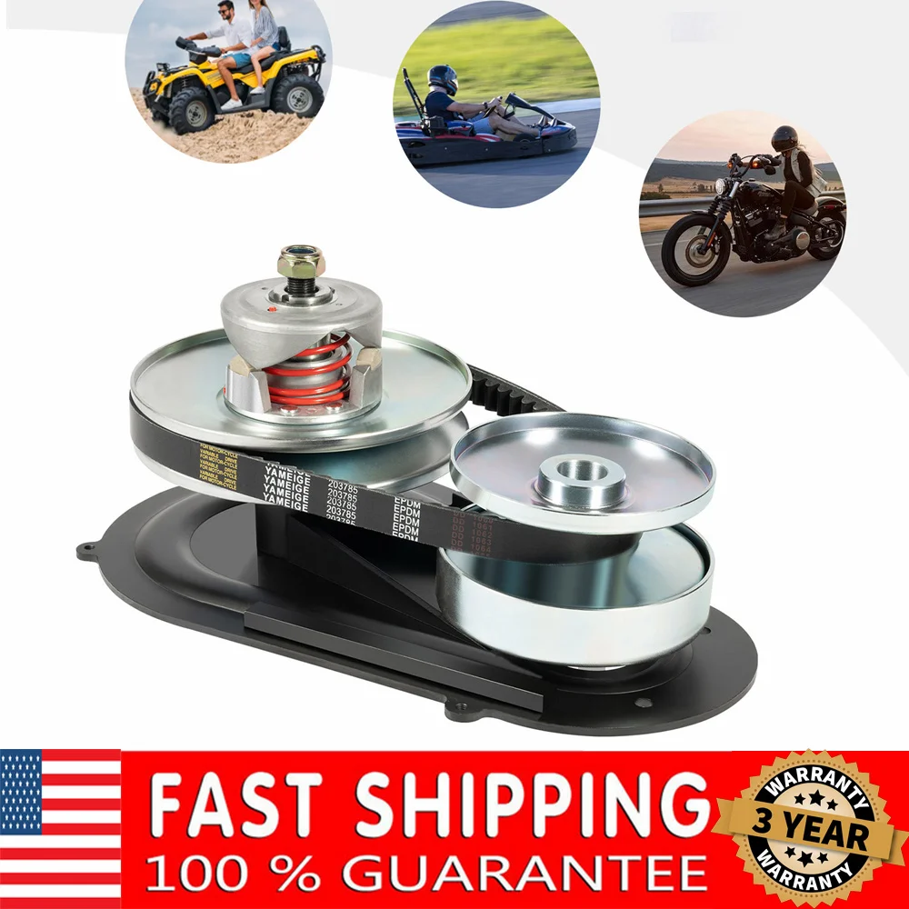 

40Series Torque Converter Kit Go Kart Torque Converter Detail Fit for Predator Dune 420CC GX390-5/8"Go Kart Torque Converter Kit