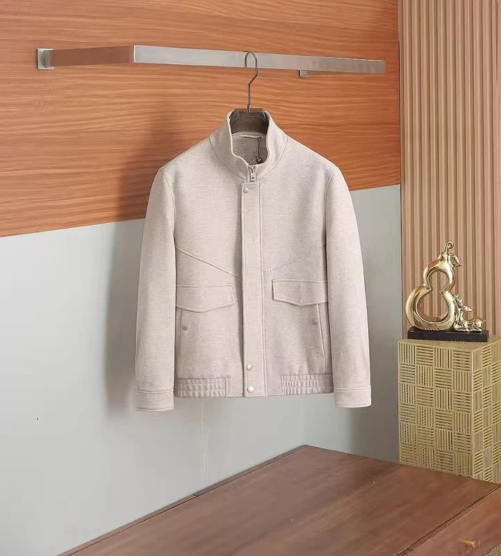 

LP Italian 25aw stand-up collar casual woolen jacket