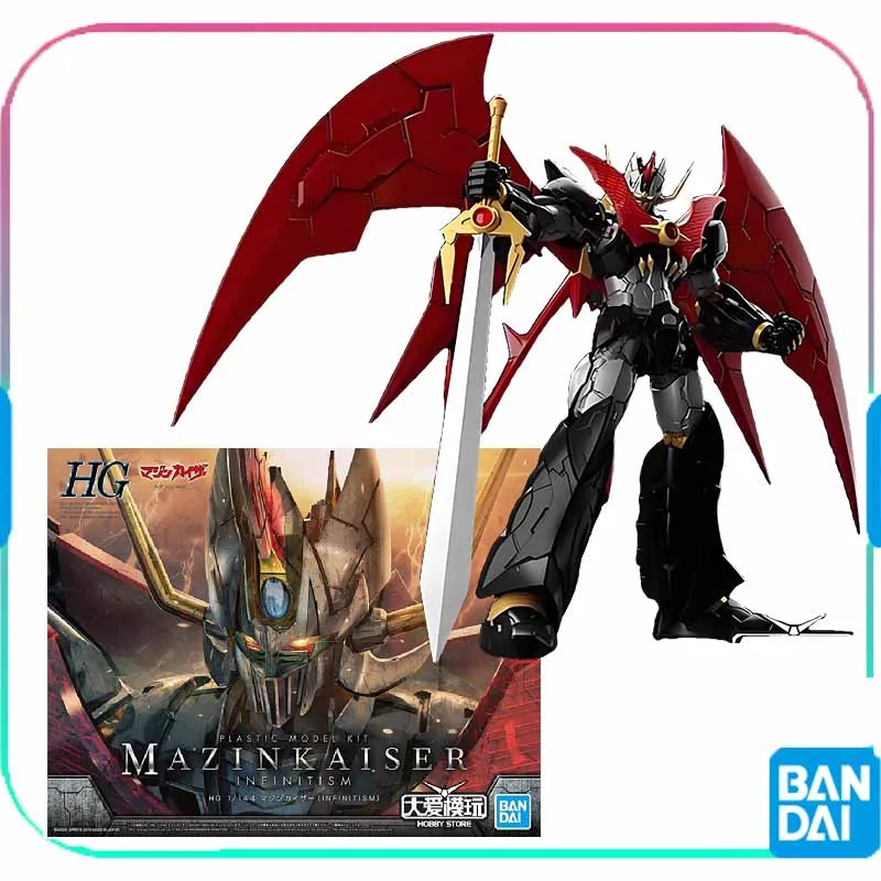 CBandai Origina GUNDAM HG 1/144 MAZINKAISER INFINITISM Assembly Model Toys Collectible Model Ornaments Gifts For Children