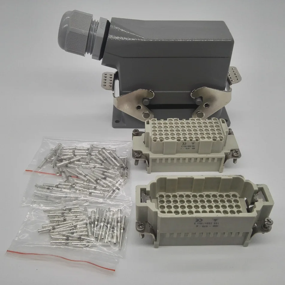 

Сверхмощный разъем, прямоугольная авиационная вилка, форма для горячей бегунов, промышленный водонепроницаемый разъем HDC-HDD-072